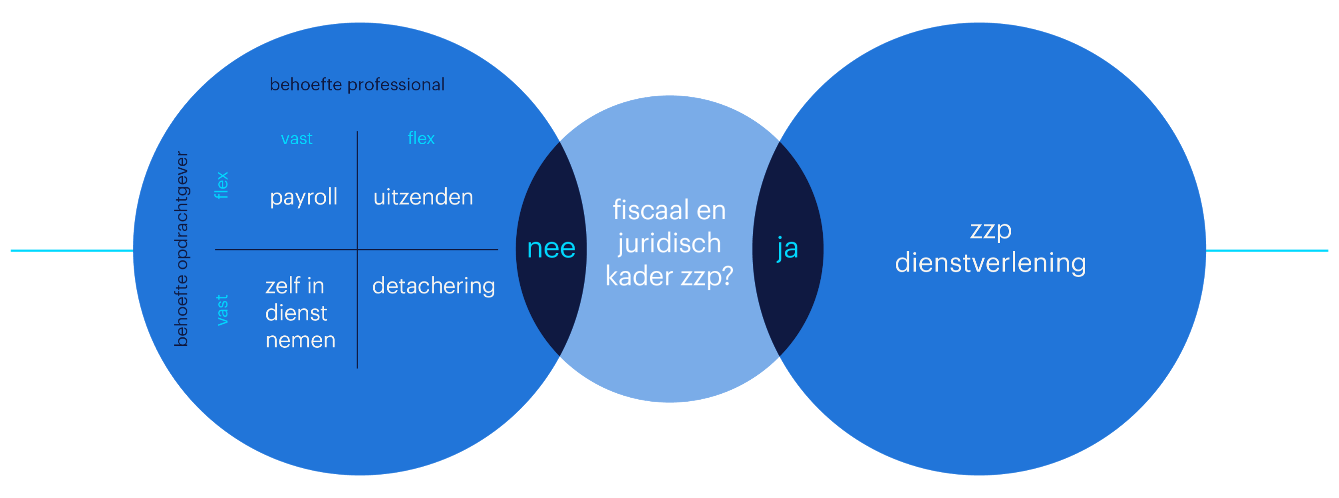 Infographic verschillende contractvormen Randstad